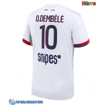Fotballdrakt Herre Paris Saint-Germain Ousmane Dembele #10 Bortedrakt 2025-26 Kortermet